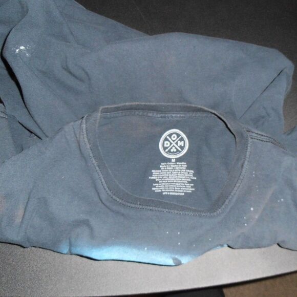 ODM Grim Reaper Throne Graphic Tee Shirt Size M Black Gothic Skulls - Picture 5 of 5